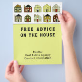 Real Anwesen Agent Marketing Flyer (Hand)