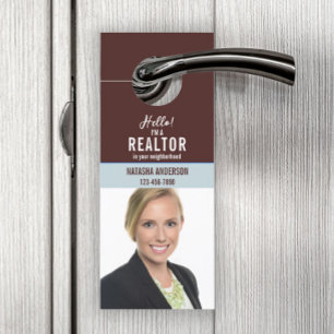 Real Anwesen Agent Marketing nur verkauft Zuhause Türanhänger