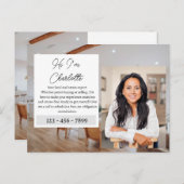 Real Anwesen Agent Marketing Postkarte (Vorne/Hinten)