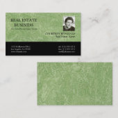 Real Anwesen Agent Marmorino Business Cards Visitenkarte (Vorne/Hinten)