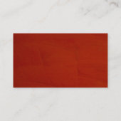 Real Anwesen Agent Marsala Crimson Business Cards Visitenkarte (Rückseite)