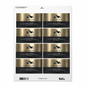 Real Anwesen Agent | Metallgoldmarmorgeschäft (Vorne)