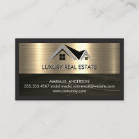 Real Anwesen Agent | Metallisches Gold