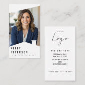 Real Anwesen Agent Minimalistische Visitenkarte (Vorne/Hinten)