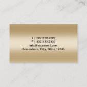 Real Anwesen Agent mit Foto Modern Bokeh Lights Visitenkarte (Rückseite)