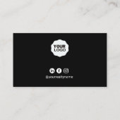 Real Anwesen Agent mit Foto Visitenkarte (Rückseite)