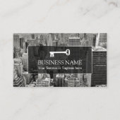 Real Anwesen Agent Modern City Beruflich Broker Visitenkarte (Vorderseite)