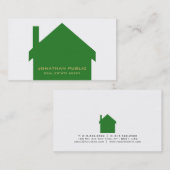 Real Anwesen Agent Modernes Design Luxe Visitenkarte (Vorne/Hinten)