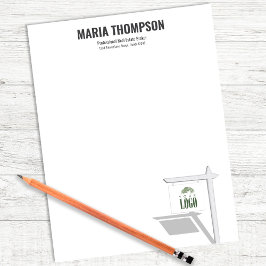 Real Anwesen Agent Personalisiert Letterhead Briefbogen