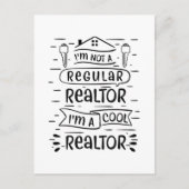 Real Anwesen Agent Postkarte (Vorderseite)