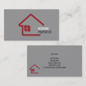 Real Anwesen Agent Real Anwesen Business Card Visitenkarte (Vorne/Hinten)