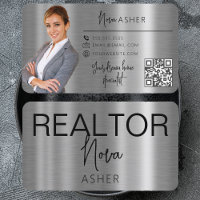 Real Anwesen Agent Realtor Foto QR Code Imitat Met