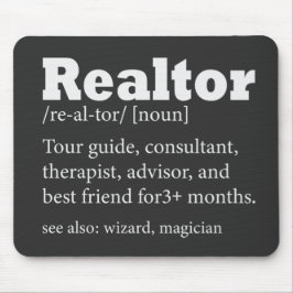 Real Anwesen Agent Realtor Funny Quote Mouse Pad Mousepad