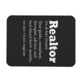 Real Anwesen Agent Realtor Funny Zitat Magnet (Horizontal)