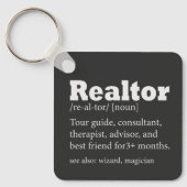 Real Anwesen Agent Realtor Funny Zitat Schlüsselanhänger (Vorderseite)