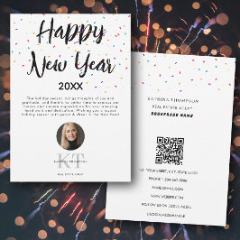 Real Anwesen Agent Realtor Happy New Year Holidays Feiertagskarte