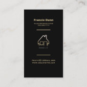 Real Anwesen Agent Realty Services Visitenkarte (Rückseite)