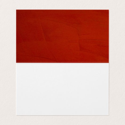 Real Anwesen Agent rot und schwarz Visitenkarten (Innenseite Aufgefaltet)