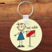 Real Anwesen Agent Schlüsselanhänger (Vorderseite)