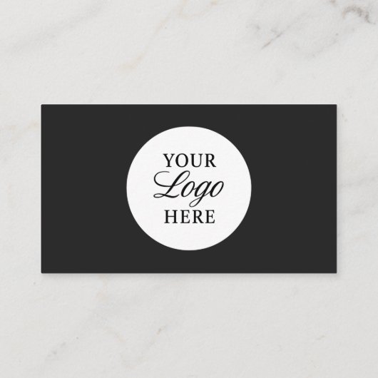 Real Anwesen Agent Schwarz-weißes Logo QR-Code Mod Visitenkarte (Rückseite)