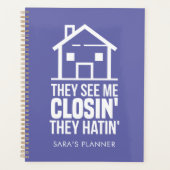 Real Anwesen Agent sehen sie mich schließen Custom Planer (Vorderseite)