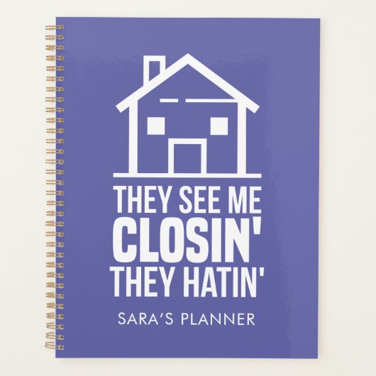 Real Anwesen Agent sehen sie mich schließen Custom Planer (Vorderseite)