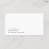 Real Anwesen Agent | Signature Realtor Visitenkarte (Rückseite)