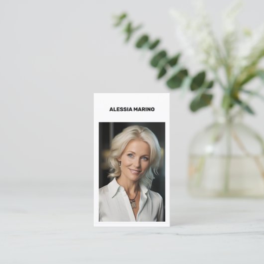 Real Anwesen Agent Visitenkarte (Stehend Vorderseite)