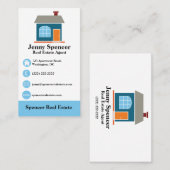 Real Anwesen Agent Visitenkarte (Vorne/Hinten)