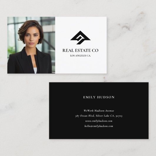Real Anwesen Agent Visitenkarte (Vorne/Hinten)