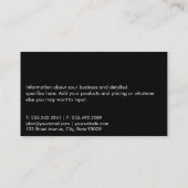 Real Anwesen Agent Visitenkarte (Rückseite)