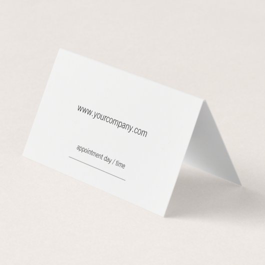 Real Anwesen Agent Visitenkarten (Rückseite)