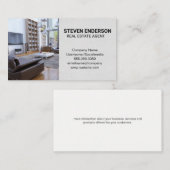 Real Anwesen Agent | Zuhause Interior Visitenkarte (Vorne/Hinten)
