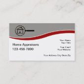 Real Anwesen Appraiser Business Cards Visitenkarte (Vorderseite)