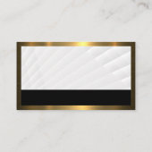 Real Anwesen Architect | Gold - Metallgrenze Visitenkarte (Rückseite)