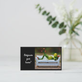 Real Anwesen auf die Bewertung der Referenzkarte Visitenkarte (Stehend Vorderseite)