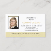 Real Anwesen Beruflich Add Foto und Logo Visitenkarte (Vorderseite)