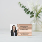 Real Anwesen Beruflich Einfügen oder Hinzufügen vo Visitenkarte (Stehend Vorderseite)