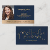 Real Anwesen Beruflich Foto hinzufügen Realtor B Visitenkarte (Vorne/Hinten)