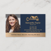 Real Anwesen Beruflich Foto hinzufügen Realtor B Visitenkarte (Vorderseite)