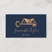 Real Anwesen Beruflich Foto hinzufügen Realtor B Visitenkarte (Rückseite)