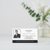 Real Anwesen Beruflich Foto hinzufügen Visitenkarte (Stehend Vorderseite)