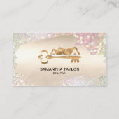 Real Anwesen Beruflich Foto und Logo hinzufügen Bu Visitenkarte (Rückseite)