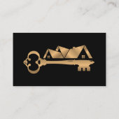 Real Anwesen Beruflich Foto und Logo hinzufügen Bu Visitenkarte (Rückseite)