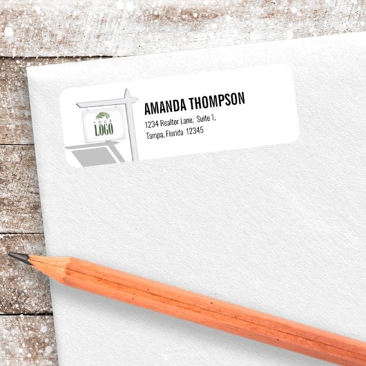 Real Anwesen Beruflich Logo hinzufügen