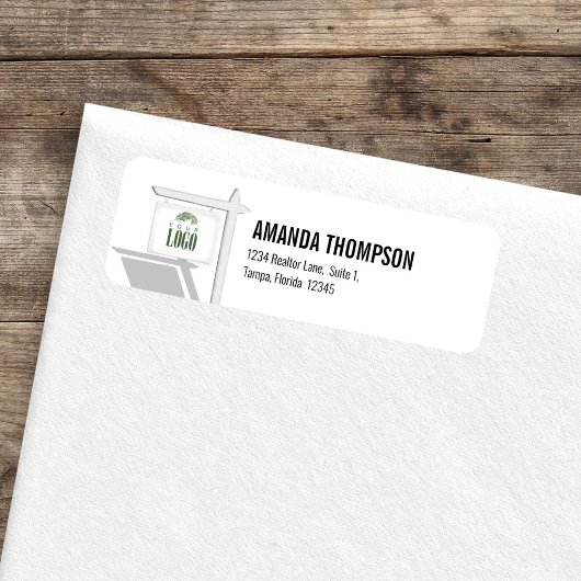 Real Anwesen Beruflich Logo hinzufügen