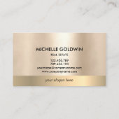 Real Anwesen Beruflich Modern Script House Logo Visitenkarte (Rückseite)