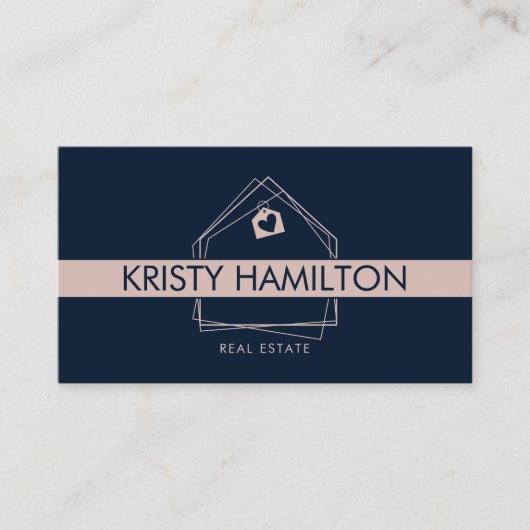 Real Anwesen Beruflich Moderner Salon Foto hinzufü Visitenkarte (Vorderseite)