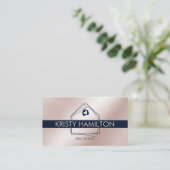 Real Anwesen Beruflich Moderner Salon Foto hinzufü Visitenkarte (Stehend Vorderseite)