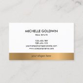 Real Anwesen Beruflich Modernes Drehbuchhaus Visitenkarte (Rückseite)